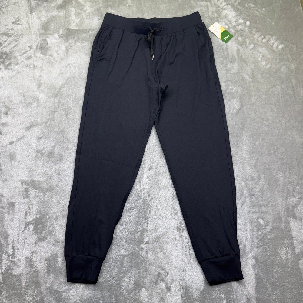 Libin Women's‎ Joggers Pants Lightweight Drawstring Waist Black Size M Fits 30"